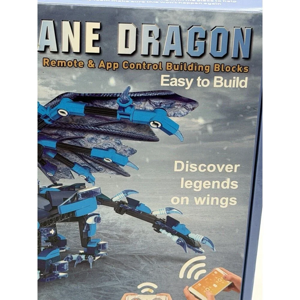 Hurricane Dragon Building Kit, STEM Projects for Kids Ages 8-Up, Remote & App.